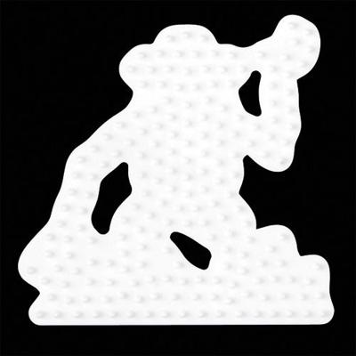 Hama Strijkkralen Grondplaat Aap Wit Hama Strijkkralen Grondplaat Aap Wit