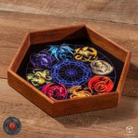 Anne Stokes Dice Tray Dragons of the Sabbats 20 cm - thumbnail