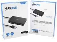 Hub USB Nox-Xtreme NXLITEHUBONE USB x 4 Zwart - thumbnail