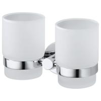 Dubbele Bekerhouder Haceka Kosmos Chroom Haceka - thumbnail