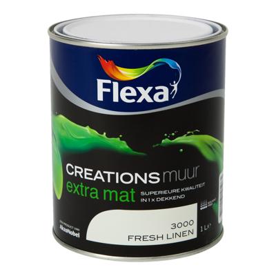 Flexa Creations Muurverf Extra Mat - Fresh Linen Flexa Creations Muurverf Extra Mat - Fresh Linen