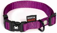 Martin halsband verstelbaar nylon paars - thumbnail