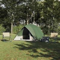 Camping Tent met dak met opslag Groen 275 x 230 x 140 cm taft - thumbnail