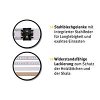 Stabila Type 1407 GEO 17927 Duimstok 2 m Beukenhout - thumbnail