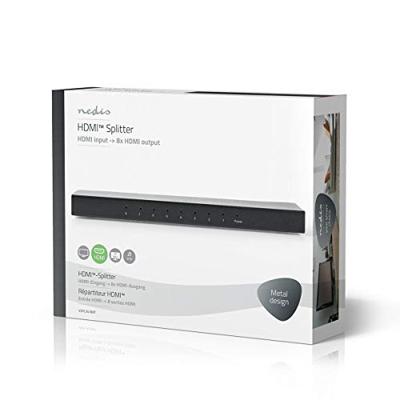 HDMI-Splitter | 8-Poorts - 1x HDMI-Ingang | 8x HDMI-Uitgang | 4K2K@60FPS / HDCP2.2 HDMI-Splitter | 8-Poorts - 1x HDMI-Ingang | 8x HDMI-Uitgang | 4K2K@60FPS / HDCP2.2