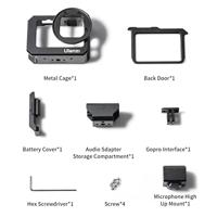 Ulanzi GoPro Hero 9,10,11,12 en 13 vlog cage metaal G9-5 - thumbnail