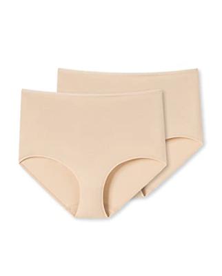 2-Pack Taille dames slip 95/5 Organic - Hoge biologisch katoenen dames onderbroeken - Maxi ondergoed
