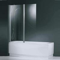 Badklapwand Novellini Aurora 2 delig 120x150cm 6mm NANO coating - thumbnail