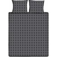Ten Cate Katoenen Tweepersoons Dekbedovertrek 200x200/220 cm Antraciet - thumbnail
