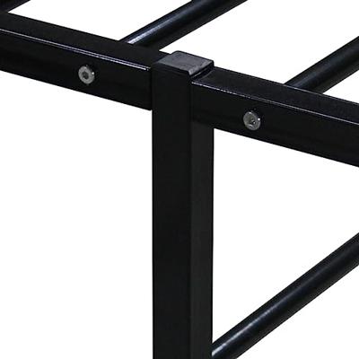 Bedframe metaal zwart 180x200 cm Bedframe metaal zwart 180x200 cm