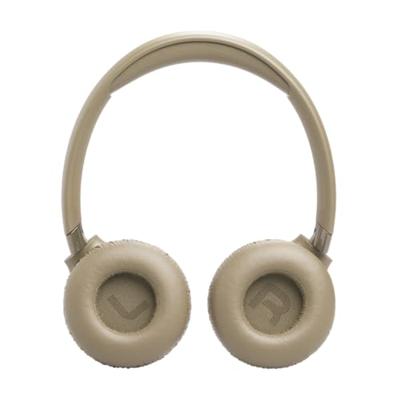 JBL Tune 680NC Beige Draadloze On-Ear Koptelefoon met Adaptive Noise Cancelling