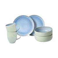 LIKE BY VILLEROY & BOCH - Crafted Blueberry - Ontbijtset 6-dlg - thumbnail