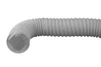 DEC flexibele afvoerslang - wit kunststof - 102mm - 1,5 m - thumbnail