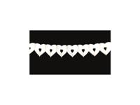 Guirlande hart wit 6 mtr - thumbnail