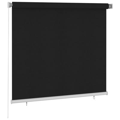 VidaXL Rolgordijn voor buiten 165(b)x140(h) cm zwart