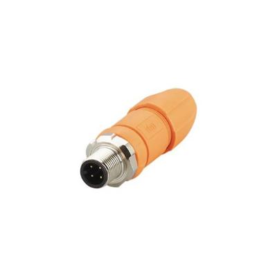 ifm Electronic EVC812 Sensor/actuator connector, niet geassembleerd Aantal polen (sensoren): 4 Stekker, recht 1 stuk(s)