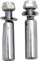 Simson crankspies zilver per 2 stuks op kaart - thumbnail