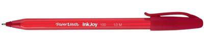 Balpen Paper Mate Inkjoy 100 medium rood Balpen Paper Mate Inkjoy 100 medium rood