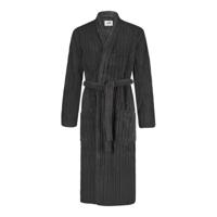 Ten Cate Badjas Heren Stripe Antraciet-L - thumbnail