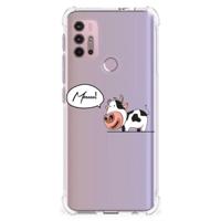 Motorola Moto G30 | G20 | G10 Stevig | Bumper Hoesje | Cow - thumbnail