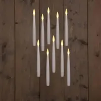Anna&apos;s Collection LED zwevende kaars 3d flame 15 cm wit 10 stuks - thumbnail