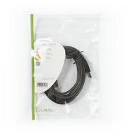 USB-A naar USB-B kabel - USB2.0 - tot 2A / zwart - 3 meter