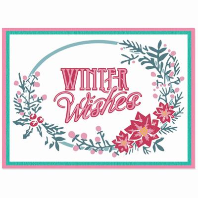 Sizzix • layered stencils a6 winter wishes nr.3 4pcs