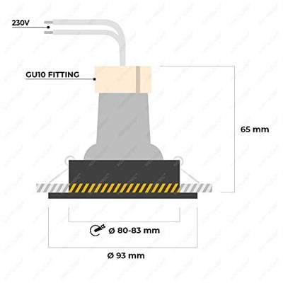 Set van 3 Maya LED inbouwspots - 4 Watt 345 lumen - 2700K Warm wit - GU10 - Dimbaar - Rond - Kantelbaar - IP20 voor binnen - Chroom Set van 3 Maya LED inbouwspots - 4 Watt 345 lumen - 2700K Warm wit - GU10 - Dimbaar - Rond - Kantelbaar - IP20 voor binnen - Chroom