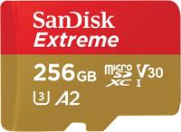 SanDisk extreme microsdxc 256 gb geheugenkaart (uhs-i u3, class 10, v30, a2, incl. adapter) - thumbnail