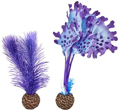 BiOrb zeewier set klein paars aquarium decoratie
