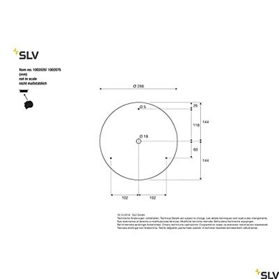 SLV Veranda plafondlampLipsy 30cm wit - 1002075