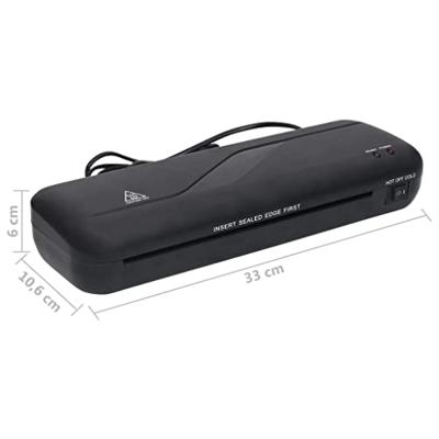VidaXL Lamineermachine 4-in-1 a4 zwart VidaXL Lamineermachine 4-in-1 a4 zwart