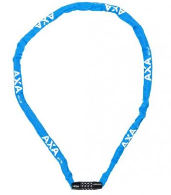 Axa rigid rcc 120/3.5 kettingslot met cijfercombinatie blauw