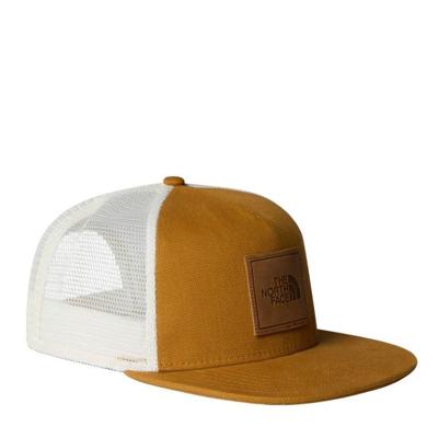 The North Face Half Dome Trucker Pet Timber Tan/Leather Patch One Size