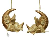 Engel poly l6b10h12,5 cm goud a2 Decoris - Decoris - thumbnail