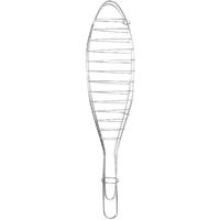 FIAP 2005 Grillrooster Visklem Zilver - thumbnail