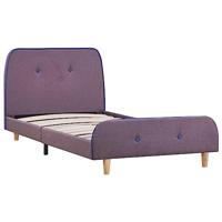 Bedframe stof taupe 90x200 cm - thumbnail