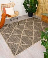 Boho&me Jute buitenkleed ruiten Sunny - naturel - 80x150 cm - thumbnail