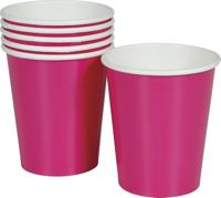 Fuchsia Neon Bekertjes (6st) - thumbnail