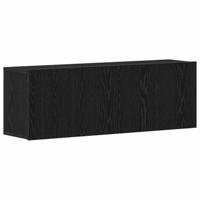 Tv-meubels 2 st 120x30x41 cm bewerkt hout zwart eikenkleurig - thumbnail