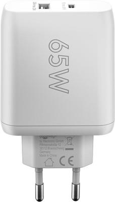 Goobay 65410 oplader voor mobiele apparatuur Hoofdtelefoons, Laptop, Smartwatch Wit AC Binnen