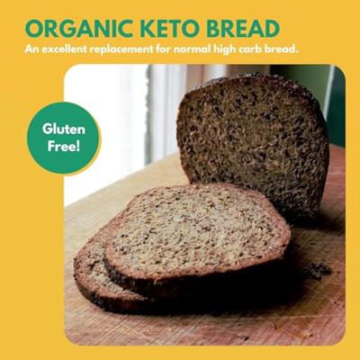 Keto brood chia flax glutenvrij bio demeter 250 Gram