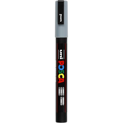 Uni POSCA paintmarker PC-3M, 1,5 mm, grijs Uni POSCA paintmarker PC-3M, 1,5 mm, grijs