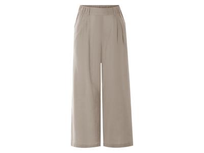 esmara Linnen dames culotte (Taupe, 36)