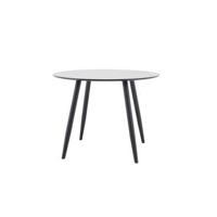 Nohr Ronde Eettafel 'Quennel' 100cm, MDF, kleur Zwart - thumbnail