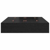 Bedframe Zwart eiken 200 x 150 x 31.5 cm Bewerkt hout - thumbnail