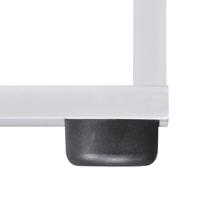 Boekenkast/presentatiemeubel trapvormig 107 cm wit - thumbnail