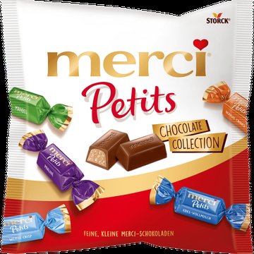Merci Chocolade Petits Chocolate Zak 125g bij Jumbo Merci Chocolade Petits Chocolate Zak 125g bij Jumbo