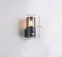 Trio WandlampHoosic enkel met sensor - 222260132 - thumbnail