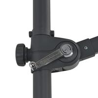 Zweefparasol met stalen paal 300 cm bordeauxrood - thumbnail